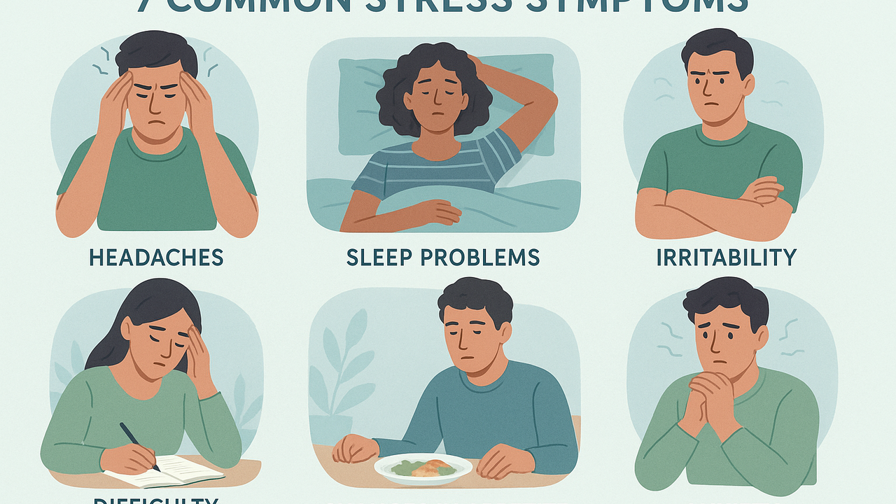 7 Stress Symptoms Everyone Experiences & How to Fix Them